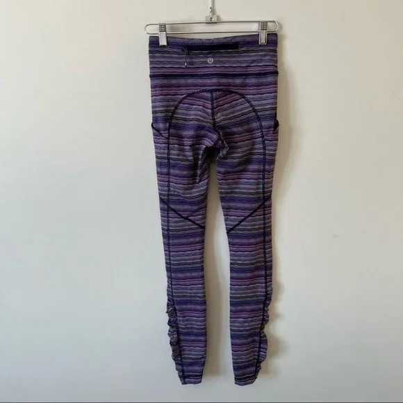 Lululemon Speed Tight IV Leggings Space Dye Twist Ultra Violet - Picture 10 of 16
